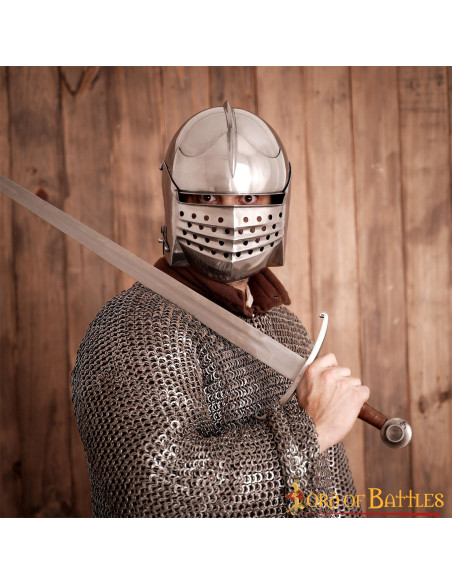 Casco Sallet Italiano con forro... Casco Sallet Italiano con forro...