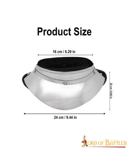 Gorjal pequeño caballero medieval,...