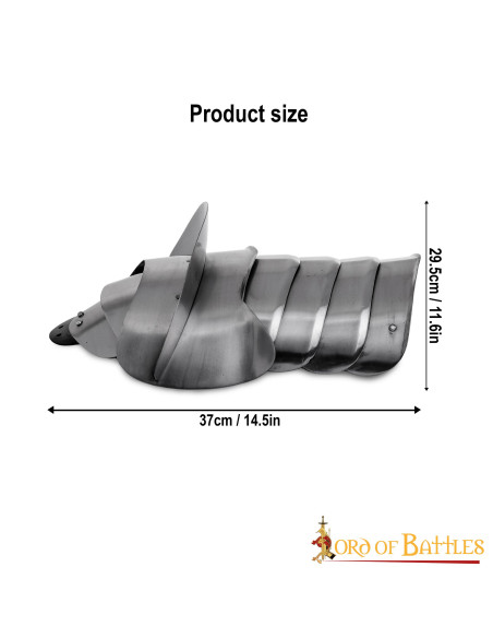 Hombreras de caballero medieval con...