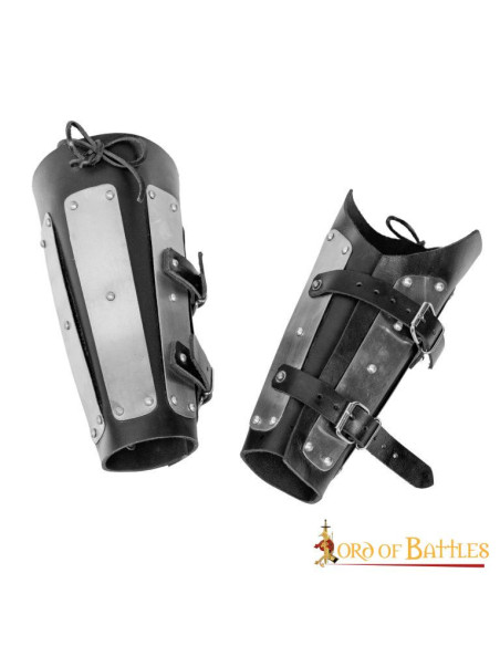 Ægte læderarmbånd forstærket med...