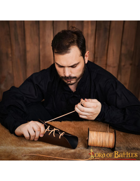 Spule aus Naturleder (50 m)