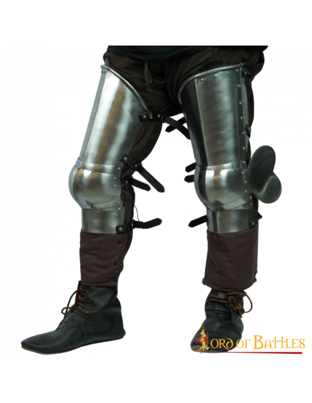 Fransk rustning s. XIV for benet