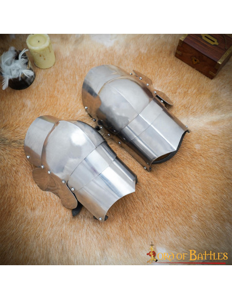 Middeleeuwse kniebeschermers voor...