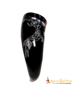 Cuerno vikingo corzos en cuerno de buey (400-500 ml.)