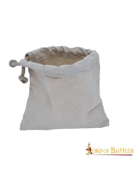 Bolsa medieval en lona de algodón,...