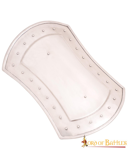 Broquel medieval rectangular en acero... Broquel medieval rectangular en acero...