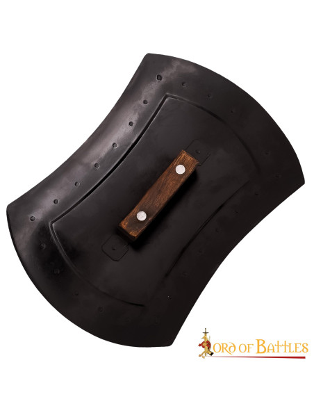 Broquel medieval rectangular en acero... Broquel medieval rectangular en acero...