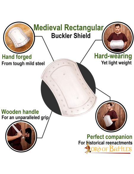 Middeleeuwse rechthoekige stalen...