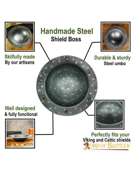 Rustieke umbo voor Viking- en...