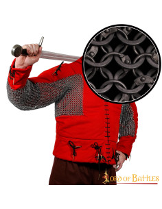 Maliënkolder voor triceps, elleboog en onderarm, platte...