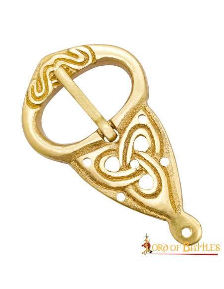 Wikinger-Gürtelschnalle (6,5 x 3,7 cm). Wikinger-Gürtelschnalle (6,5 x 3,7 cm).
