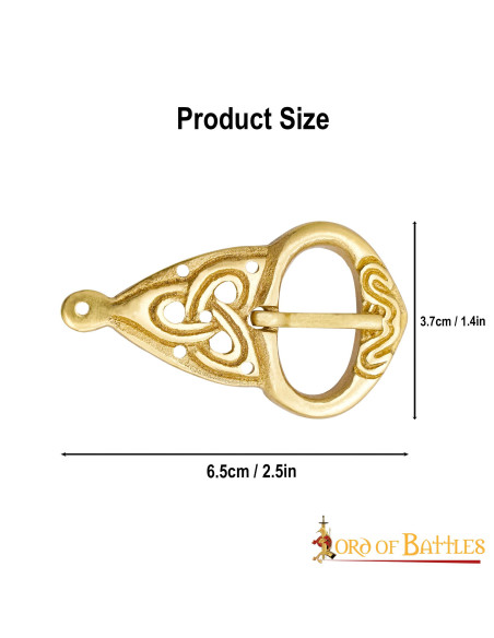 Viking riemgesp (6,5x3,7 cm.)