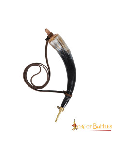 Pulverdose aus Ochsenhorn