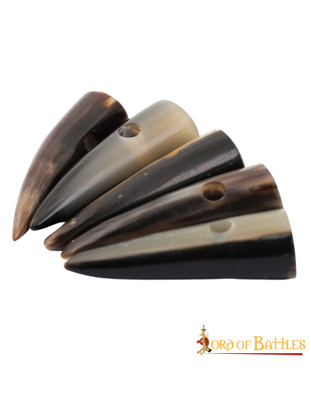 Set mit 5 Hornknöpfen für Garnelen