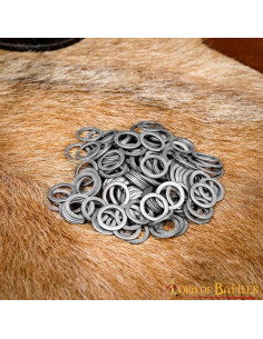 Anillos sólidos para armadura cota de malla