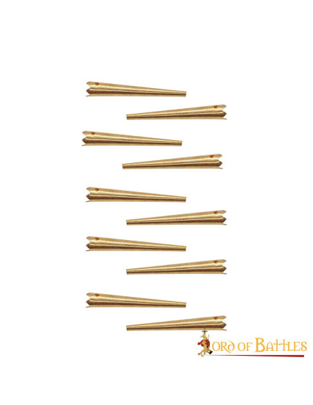 Set 10 aiglets o puntales de latón...