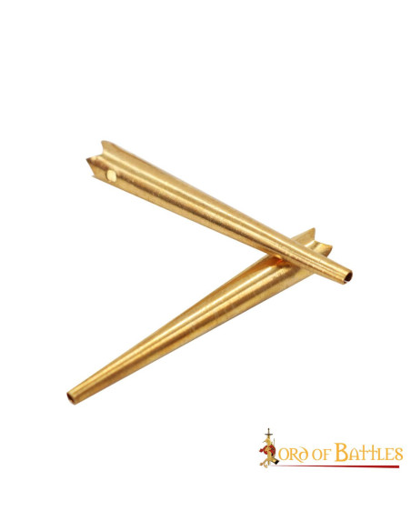 Set 10 aiglets o puntales de latón...