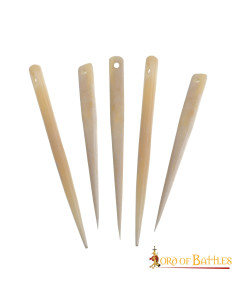 Set mit 5 Wikinger-Knochennadeln (7 cm).