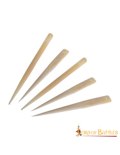 Set mit 5 Wikinger-Knochennadeln (7 cm). 2