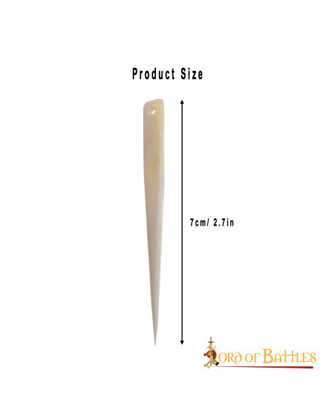 Sæt med 5 vikingebenåle (7 cm.)