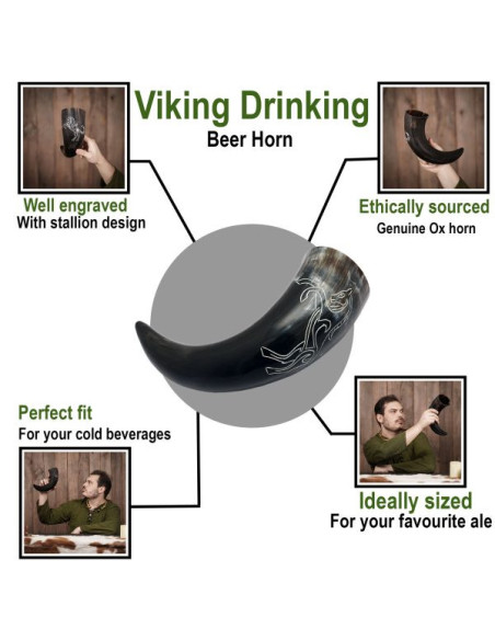 Cuerno vikingo para beber diseño... Cuerno vikingo para beber diseño...