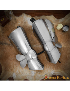 Armadura medieval clásica para piernas