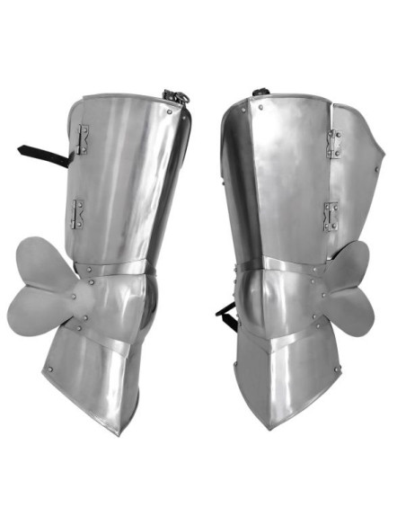 Armadura medieval clásica para piernas