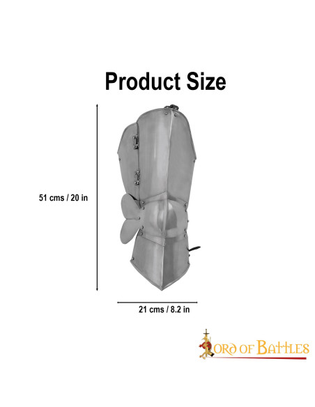 Klassische mittelalterliche Beinrüstung