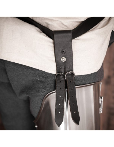 Klassiek middeleeuws pantser voor benen