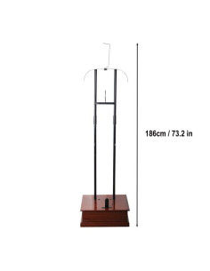 Metalen steun met houten voet voor complete bepantsering 2