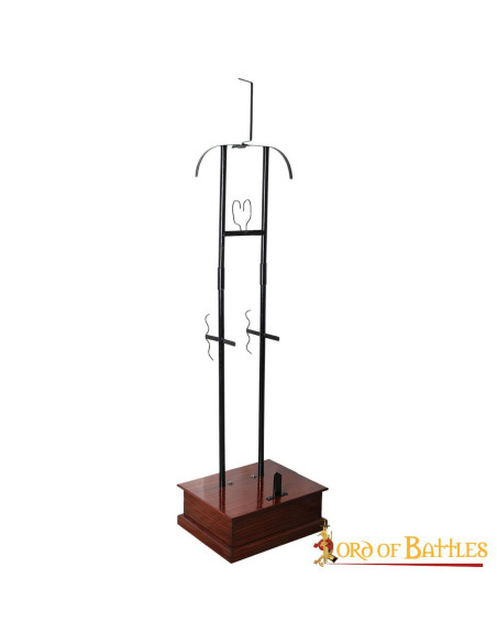 Metallträger mit Holzsockel für...