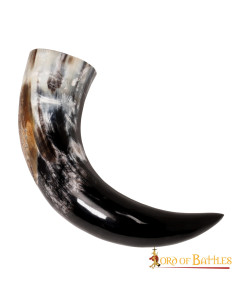 Wikinger-Trinkhorn mit Rampant Lion-Design 2