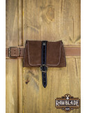 Morwen Mittelaltertasche für Gürtel, braun