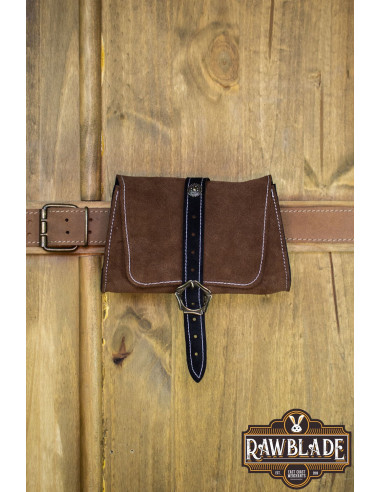 Morwen Mittelaltertasche für Gürtel, braun