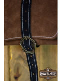Bolsa medieval Morwen para cinturón, marrón