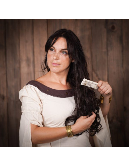 Peine medieval hecho de hueso auténtico