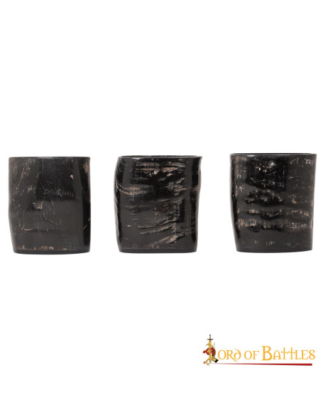 Set van 3 borrelglaasjes in vikingstijl