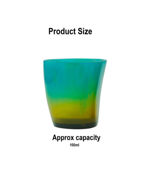 Set mit 3 bunten Schnapsgläsern aus...