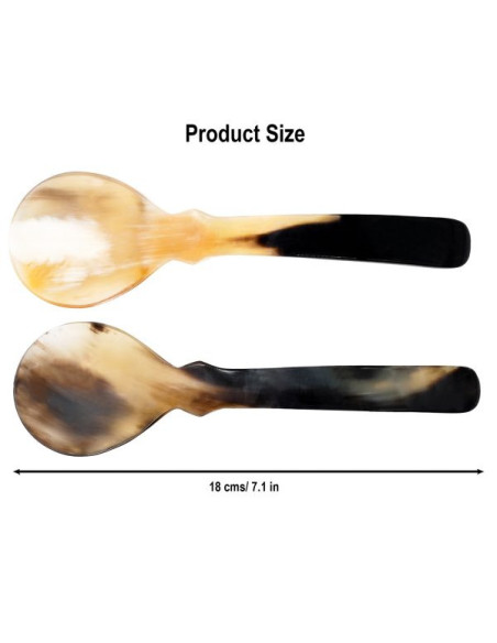 Juego de 2 cucharas de cuerno...
