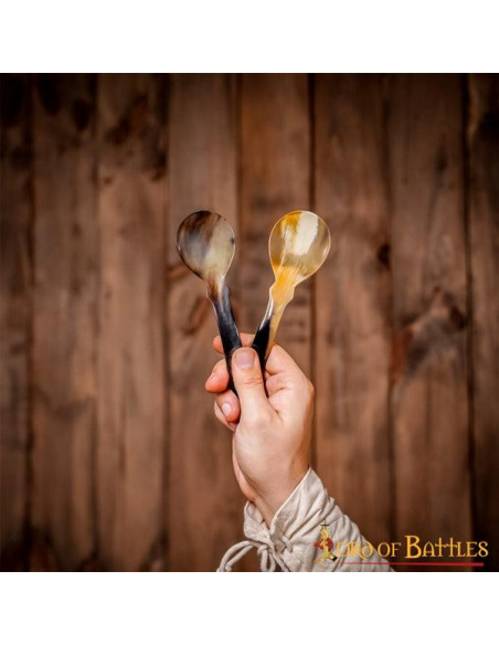 Juego de 2 cucharas de cuerno...