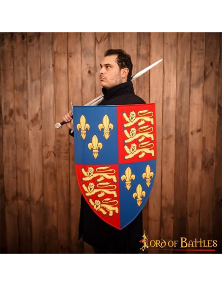 Dekorativer Schild von König Heinrich IV