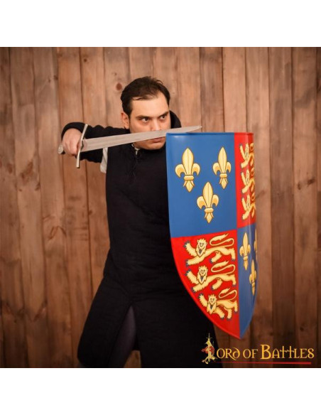 Dekorativer Schild von König Heinrich IV