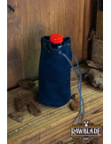 Bolsa de tubo Adventurer en piel de gamuza - Azul