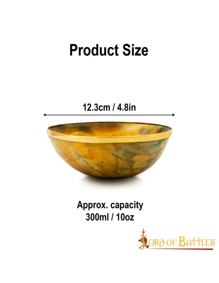 Cuenco de cuerno para banquete vikingo