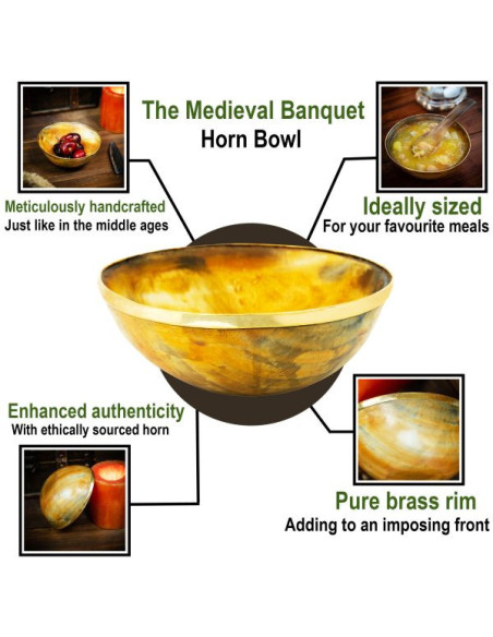 Viking banket horn skål