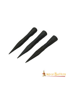 Set 3 puntas de flecha en hierro forjado modelo Bodkin