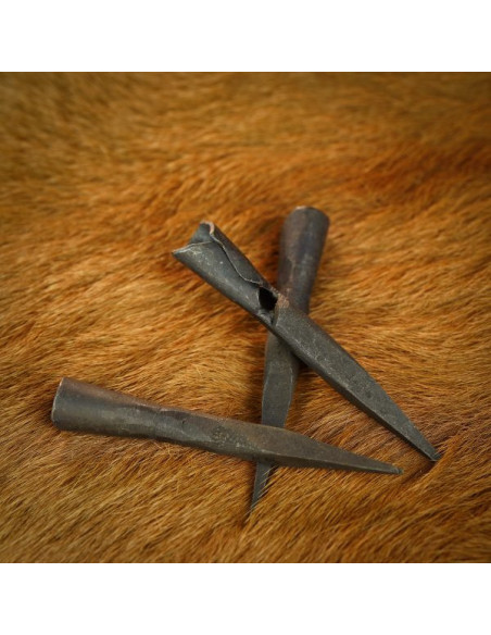 Sæt 3 pilespidser i smedejern Bodkin...