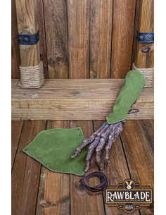 Vyla Split Læder Armbånd - Grøn