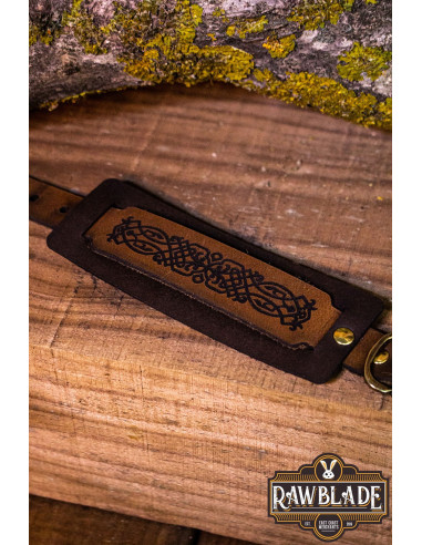 Pulsera de cuero Beleriand ajustable, 1 unidad