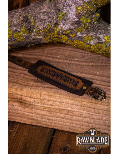 Pulsera de cuero Beleriand ajustable, 1 unidad